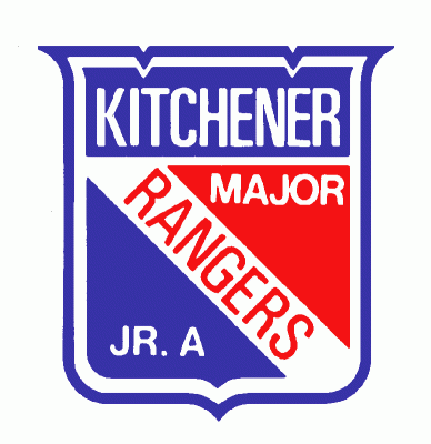 Kitchener Rangers 1979 80-1990 91 Primary Logo vinyl decal